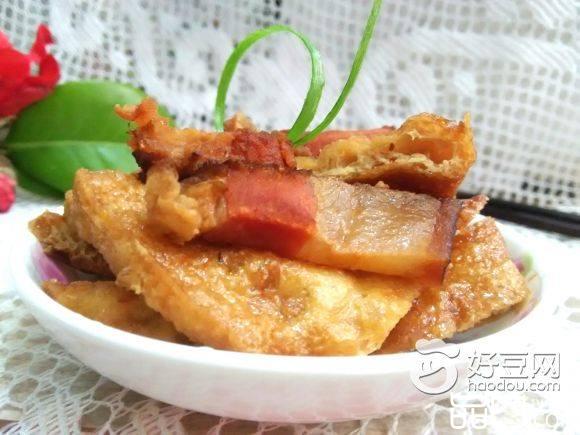 腊肉烧油豆腐