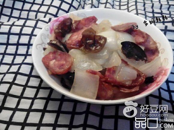 腊肉炒洋葱