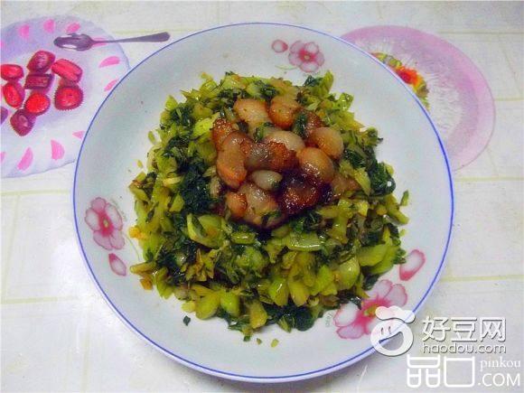 芥菜炒腊肉