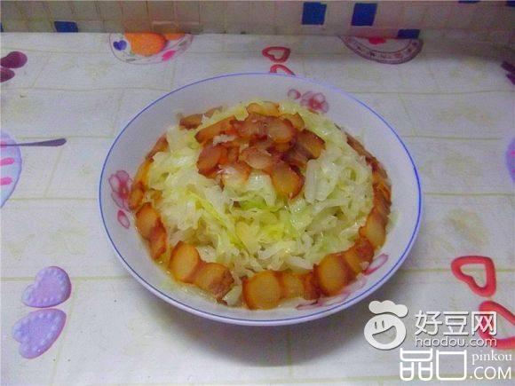 卷心菜炒腊肉