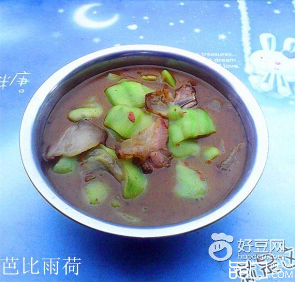 腊肉烧丝瓜