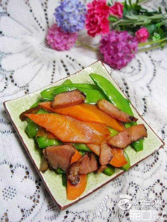 腊肉小炒荷兰豆