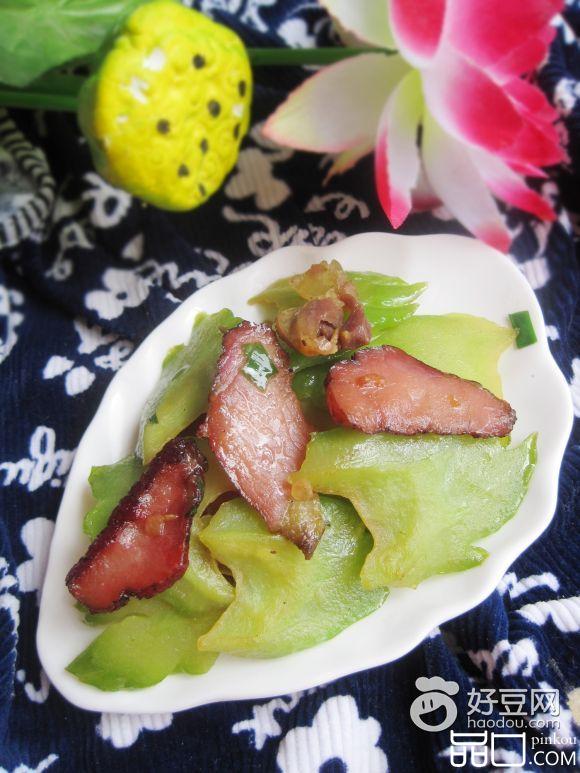 腊味炒苦瓜