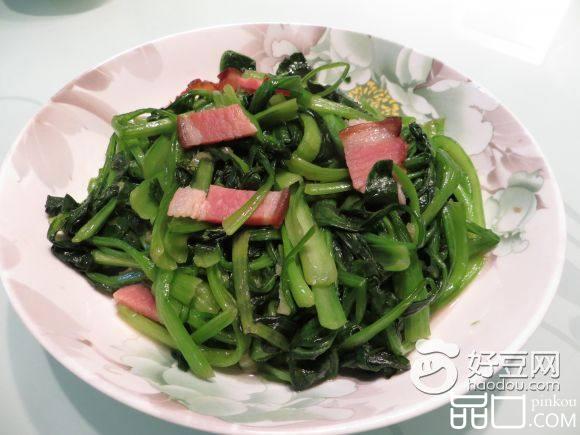 油菜炒腊肉