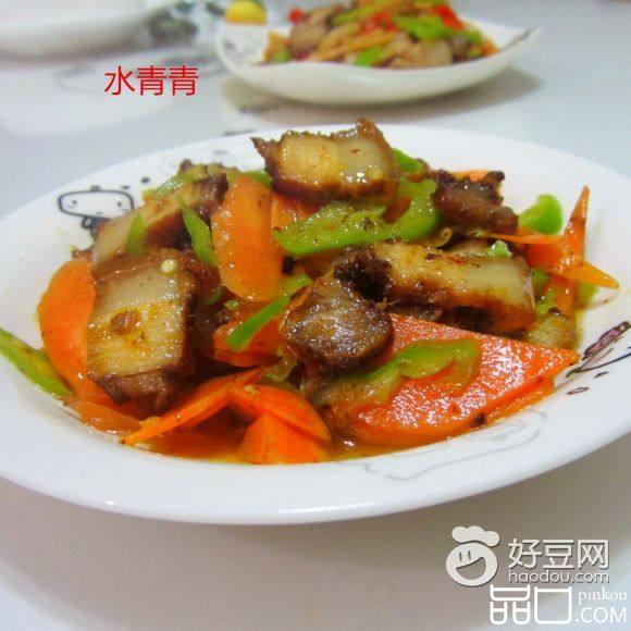 腊肉红萝卜片