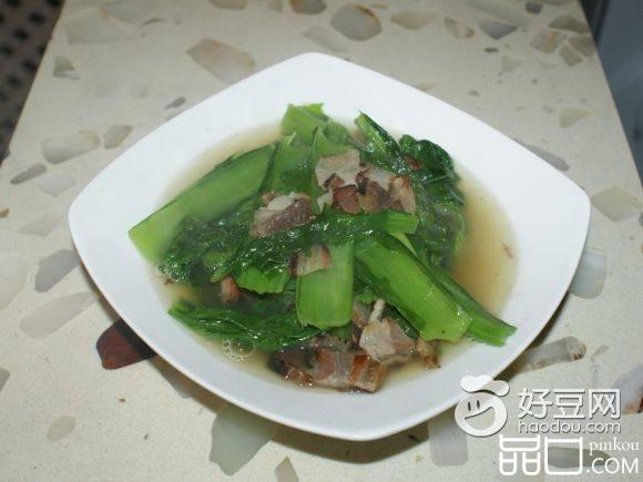 腊肉炒芥菜