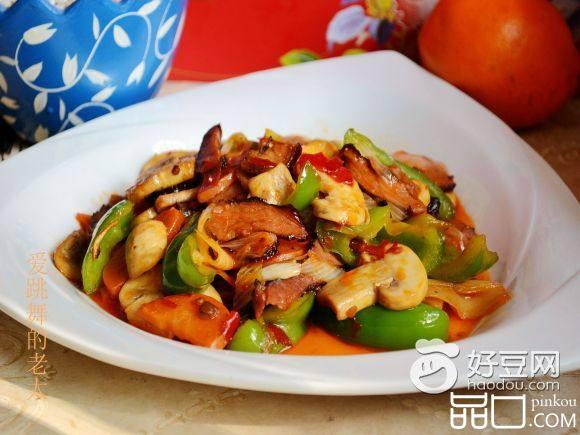 腊味干锅蘑菇