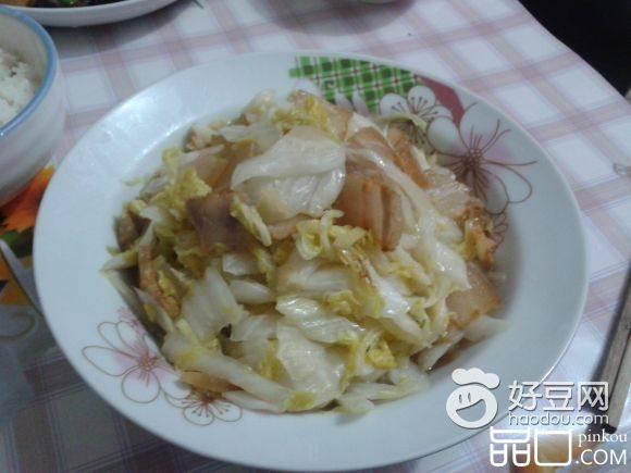 腊肉炒大白菜