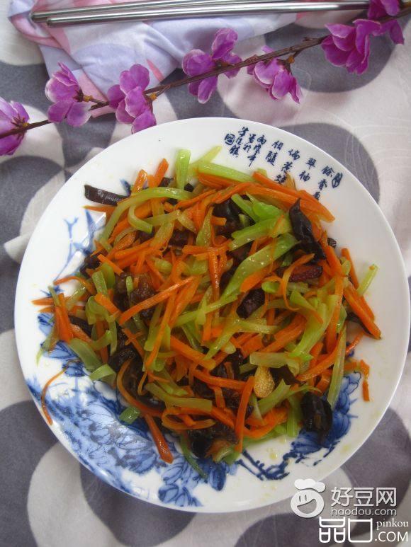 腊肉炒三丝