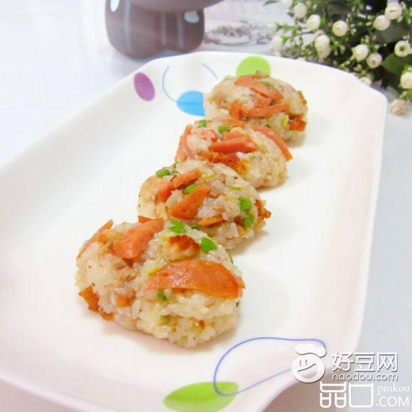 腊肉火腿饭团