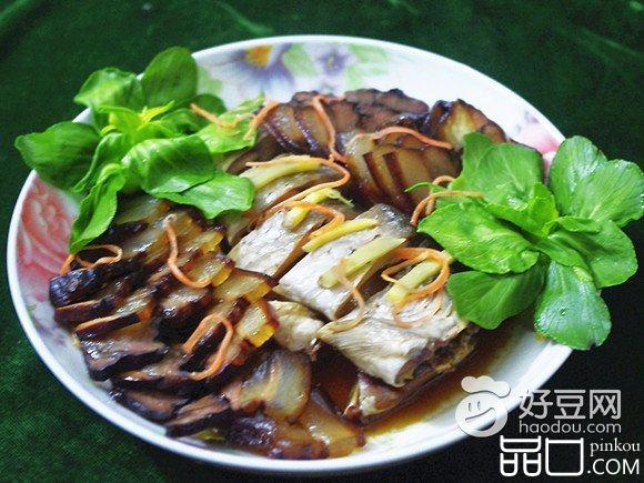 清蒸腊肉鱼尾干