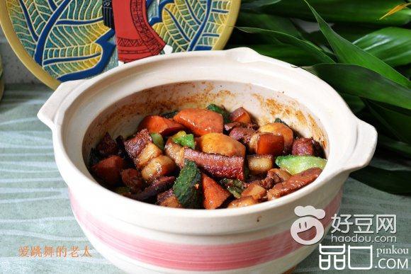 腊味土豆砂锅煲