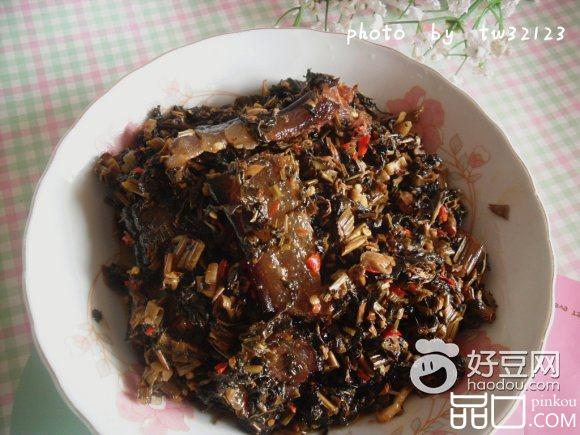 蒲蕹菜炒腊肉
