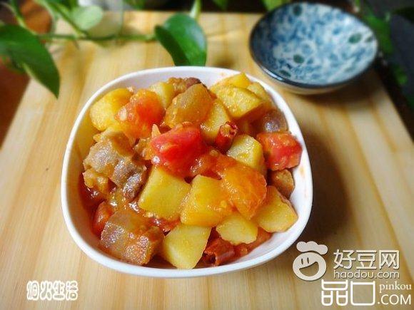 腊肉番茄炒土豆