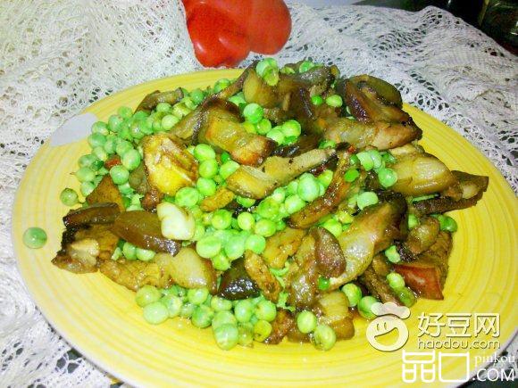 腊肉青豆