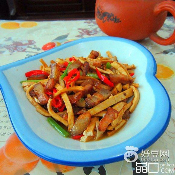 腊肉豆腐丝