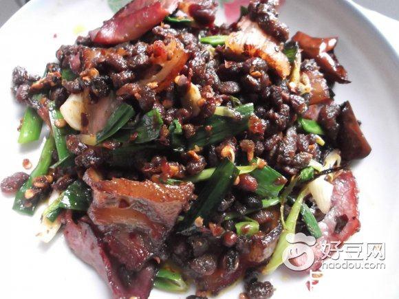 豆豉炒腊肉
