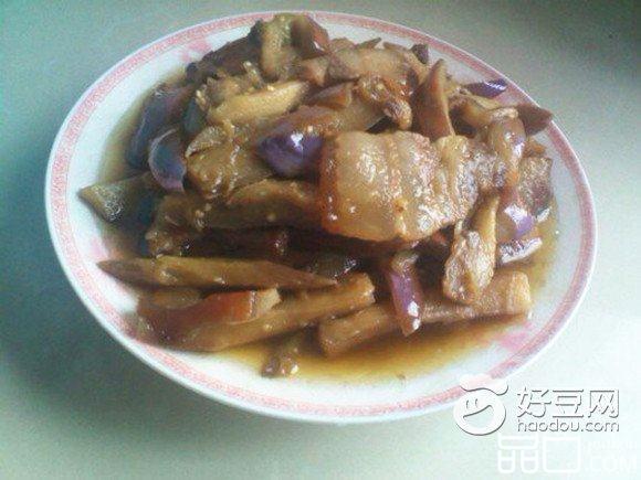 腊肉炒茄子