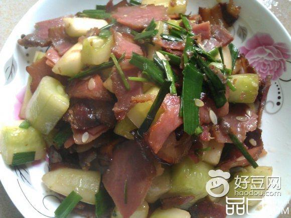 青瓜炒腊肉