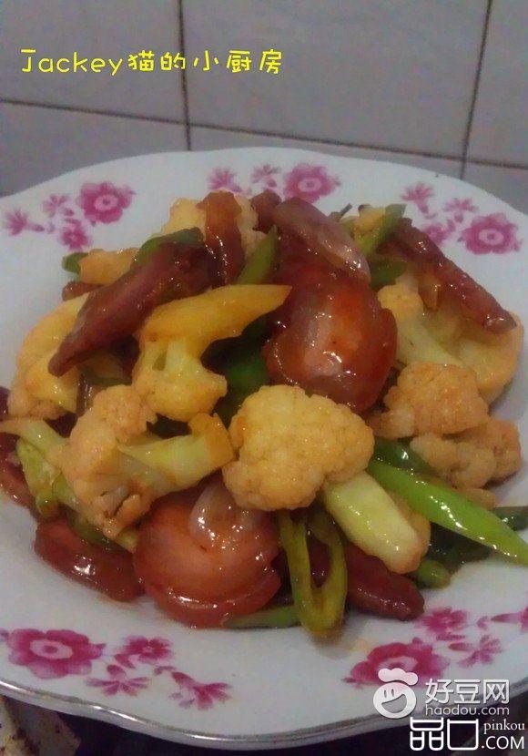 椰菜花炒腊肉