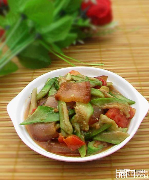 丝瓜炒腊肉