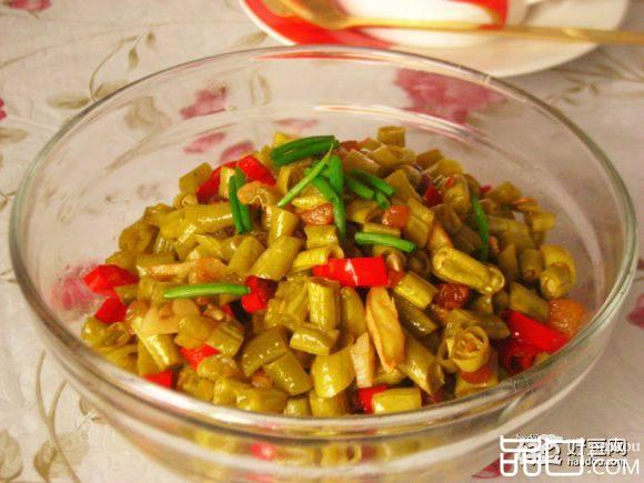 酸豆角炒腊肉