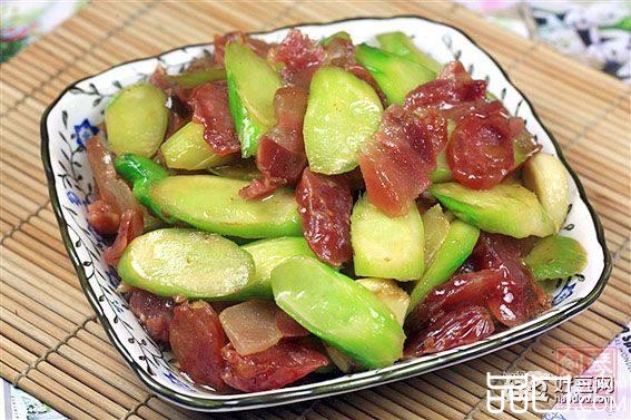 芥蓝炒腊味