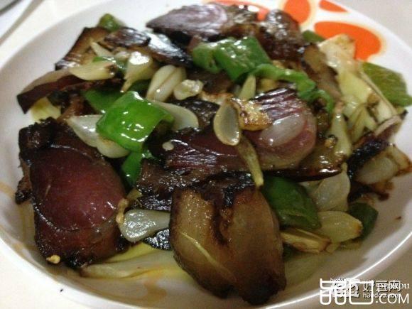 茭头炒腊肉——舌尖上