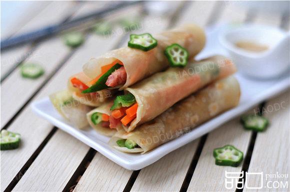 超绵软蔬菜卷饼