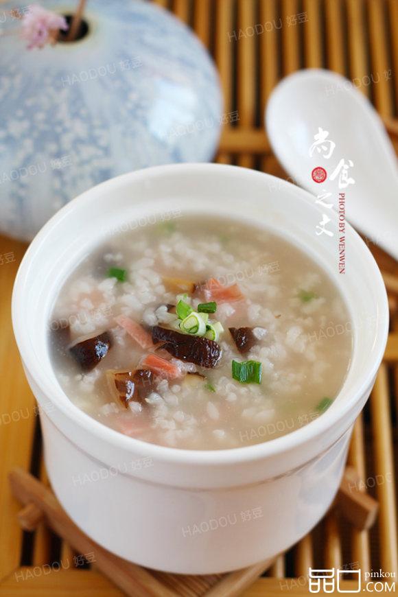 香菇火腿粥