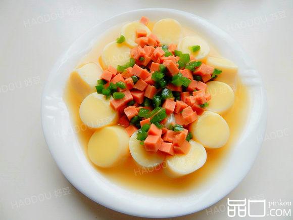 火腿浇汁日本豆腐