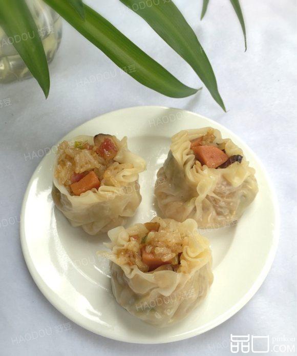 腊肠香菇烧麦