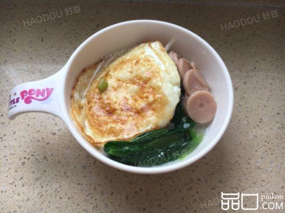 简易营养面条汤