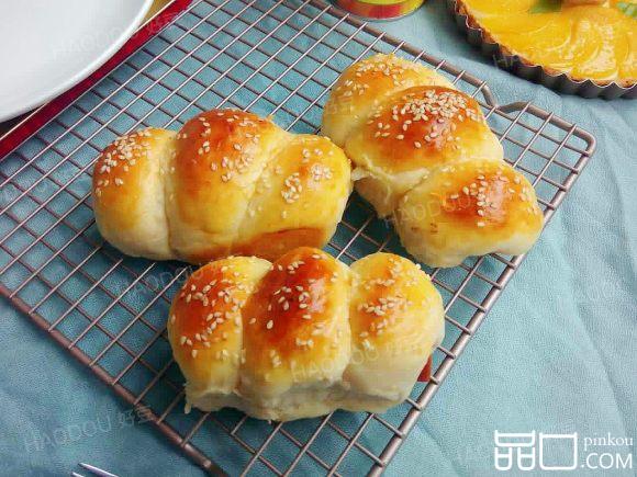 火腿面包卷