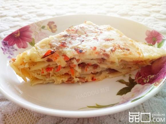 五彩火腿鸡蛋饼