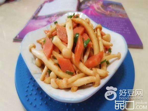 海鲜菇炒火腿