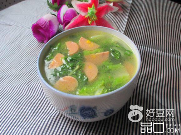青菜火腿汤