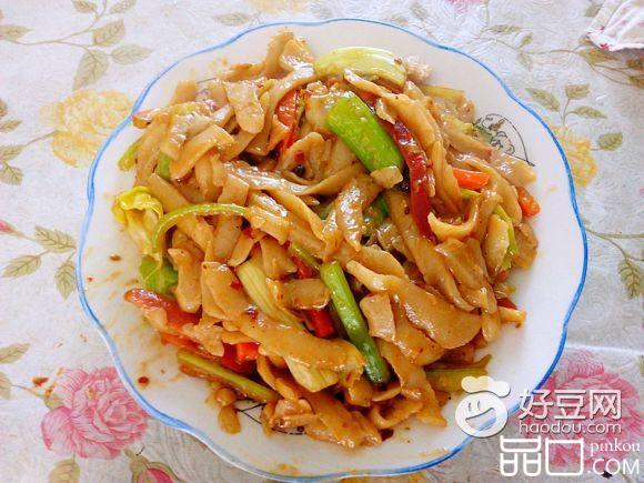 炒刀削面