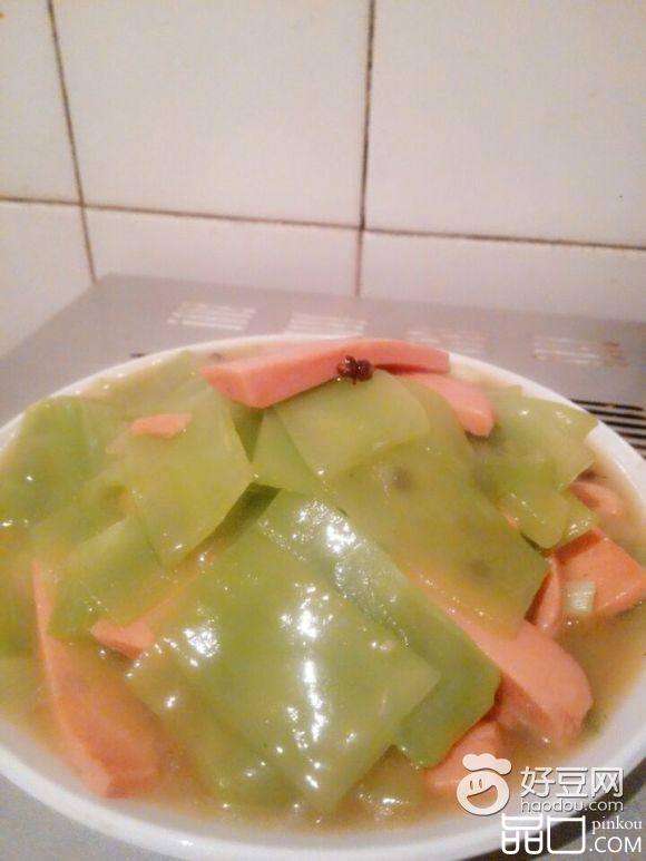 火腿炒莴笋