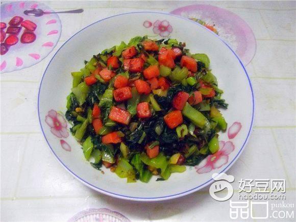 芥菜火腿丁