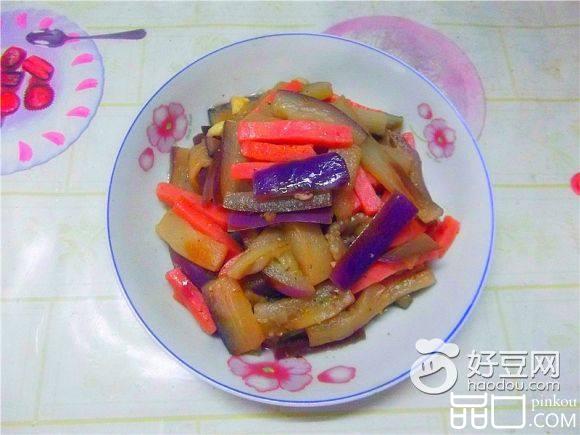 火腿炒茄子