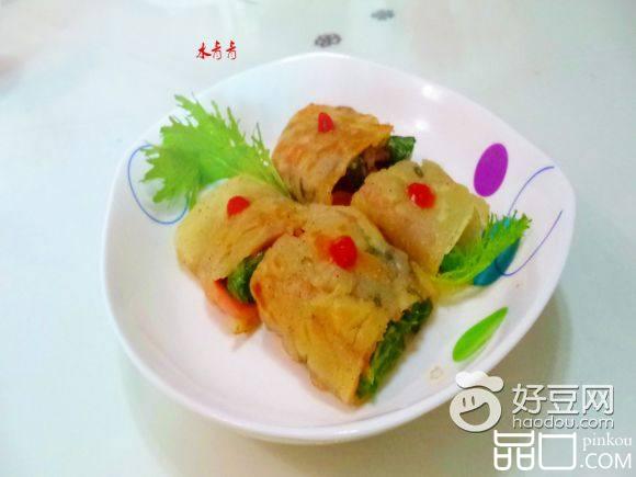 火腿蔬菜卷饼