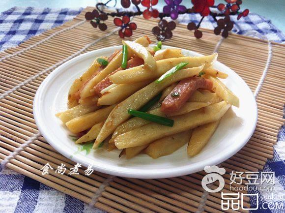 蚝香茭白炒火腿