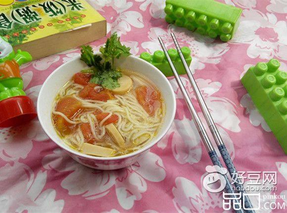 虾皮西红柿火腿面条