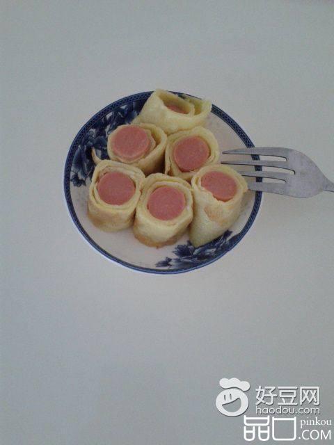 鸡蛋火腿卷