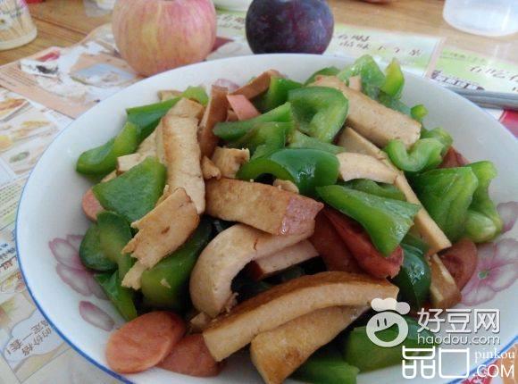 圆椒香干炒火腿