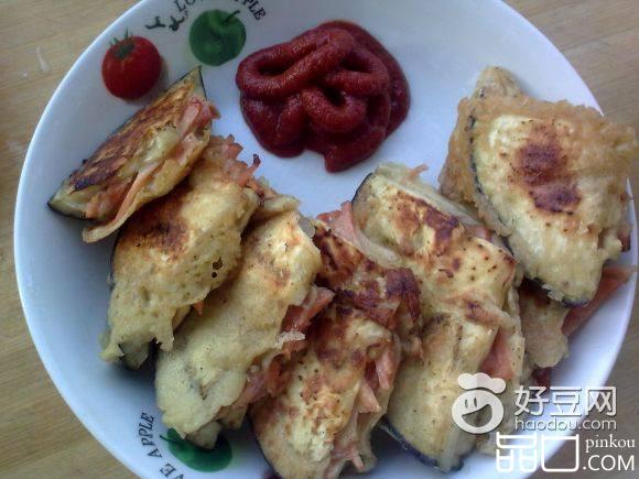 煎火腿茄盒