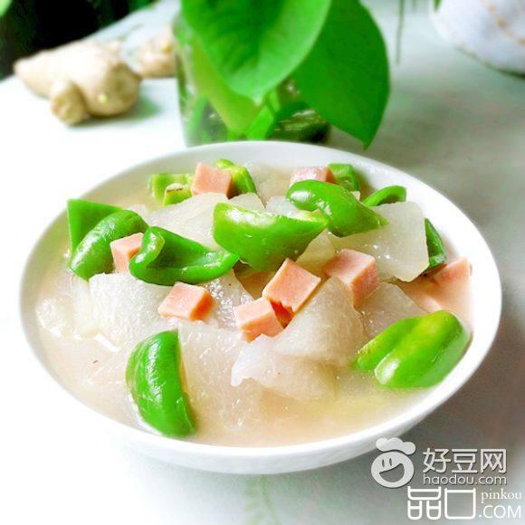 冬瓜青椒炒火腿