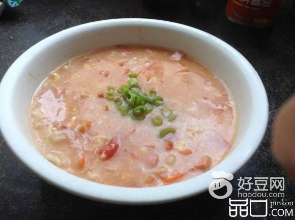 番茄蛋花疙瘩汤
