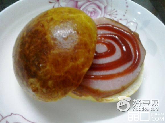 火腿汉堡包